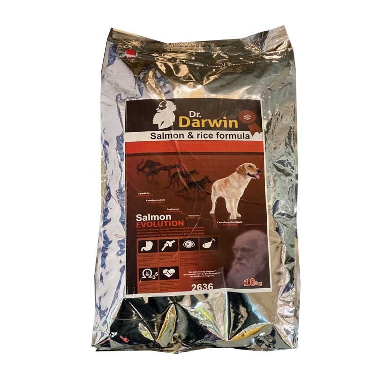 Dr. DARWIN DOG 10kg SALMON & RIZE TAL
