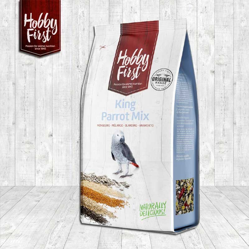 Hobby First King Parrot mix 6x800grΤροφή για Παπαγάλο