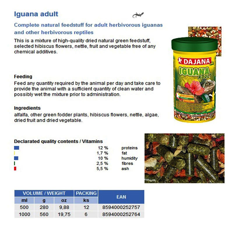 IGUANA ADULT 1000ml/560gr