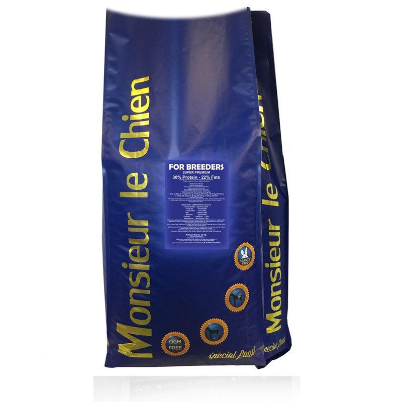 MONSIEUR Le Chien ForBreeders Mini Bites 30/20 για εκτροφείς Super Premium 20k